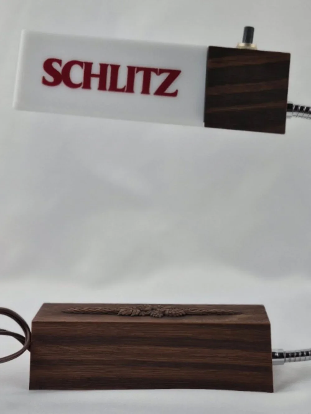 Vintage Schlitz Gooseneck Cash Register Light 1982